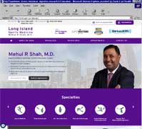 Long Island Sports Medicine<br>Mehul R Shah, M.D.