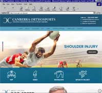 Dr. Rob Creer<br>Canberra Orthosports