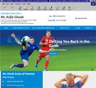 Leicester Knee Clinic<br>Mr. Arijit Ghosh