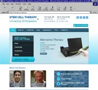 Stem Cell Therapy<br>University Orthopedics