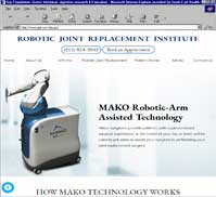 Robotic Joint Replacement Institute<br>Suresh Nayak, M.D.