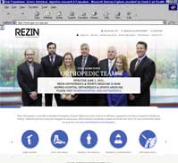 Rezin<br>Orthopedics + Sports Medicine