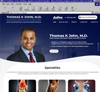 Thomas K John, M.D.