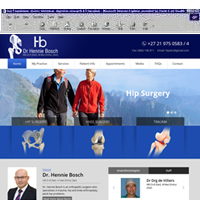 Dr Hennie Bosch<br>MB. Ch.B (Stell), M.Med (Ortho) (Stell)